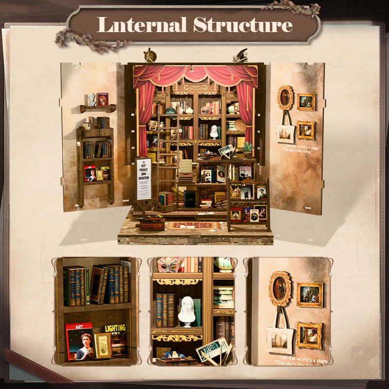 Cutebee DIY - Drama Bookshop (DIY Book Nook-Diorama-/bilder/big/9194215_9.jpg