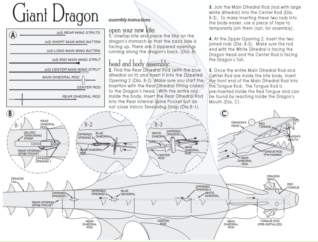 Premier Kites - Red Giant Dragon 442 cm x 655 cm rot-/bilder/big/Anleitung_1.jpg