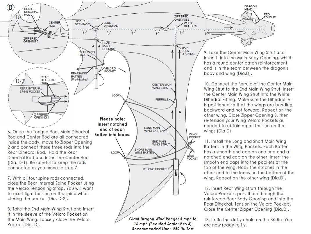 Premier Kites - Red Giant Dragon 442 cm x 655 cm rot-/bilder/big/Anleitung_2.jpg