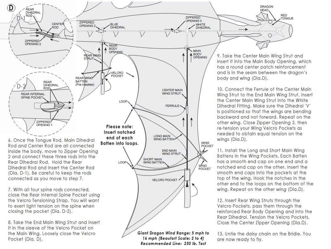 Premier Kites - Red Giant Dragon 442 cm x 655 cm rot-/bilder/big/Anleitung_2.jpg