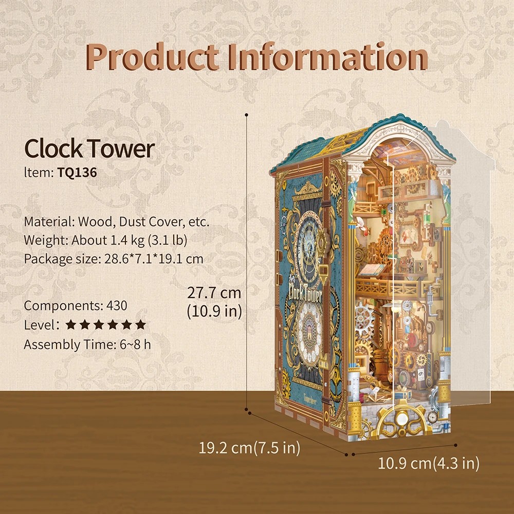 Tonecheer DIY - Clock Tower (DIY Bücherecken-Diorama-/bilder/big/ClockTower_9194023_6.jpg