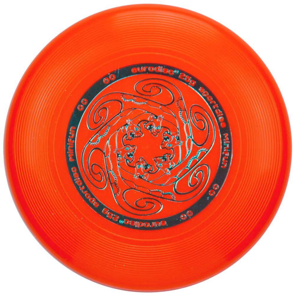 Eurodisc XS Mini Sportdisc Mandala Ø 12 cm 25 g-/bilder/big/ED25ORMD_mini%20mandala%20orange.jpg