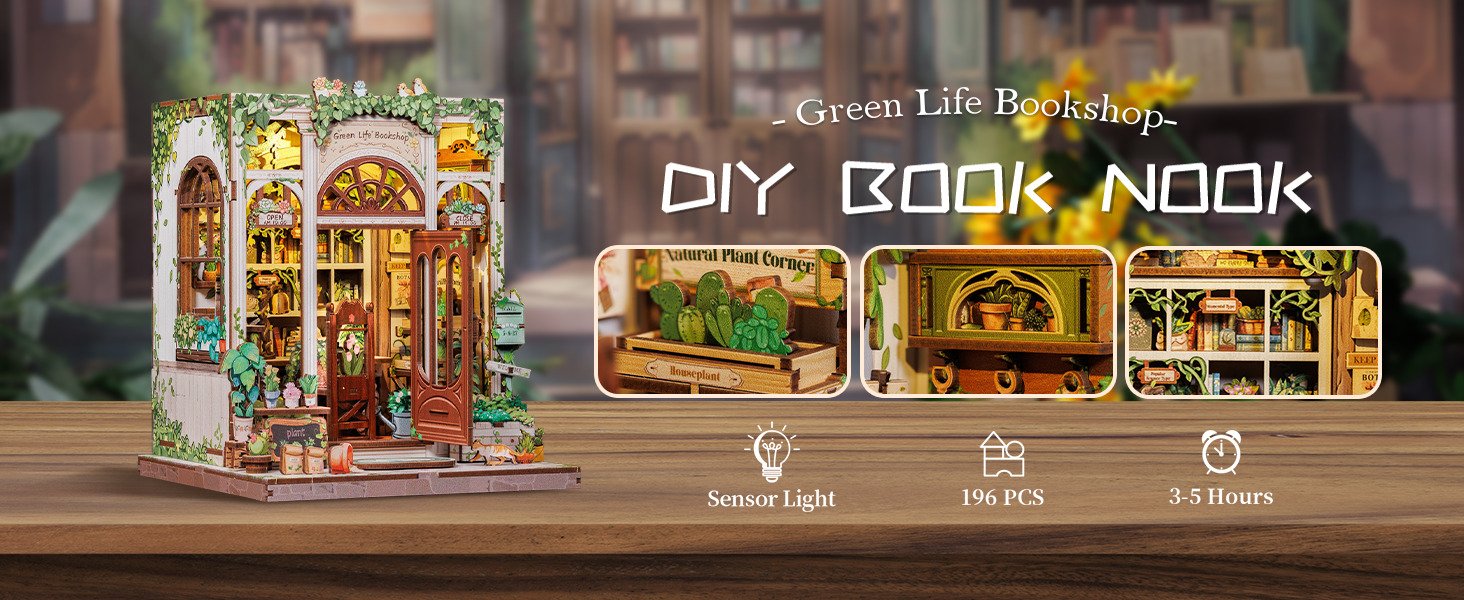 Cutebee DIY - Green Life Bookshop (DIY Book Nook-Diorama-/bilder/big/GreenLifeBookshop_9194213_23.jpg