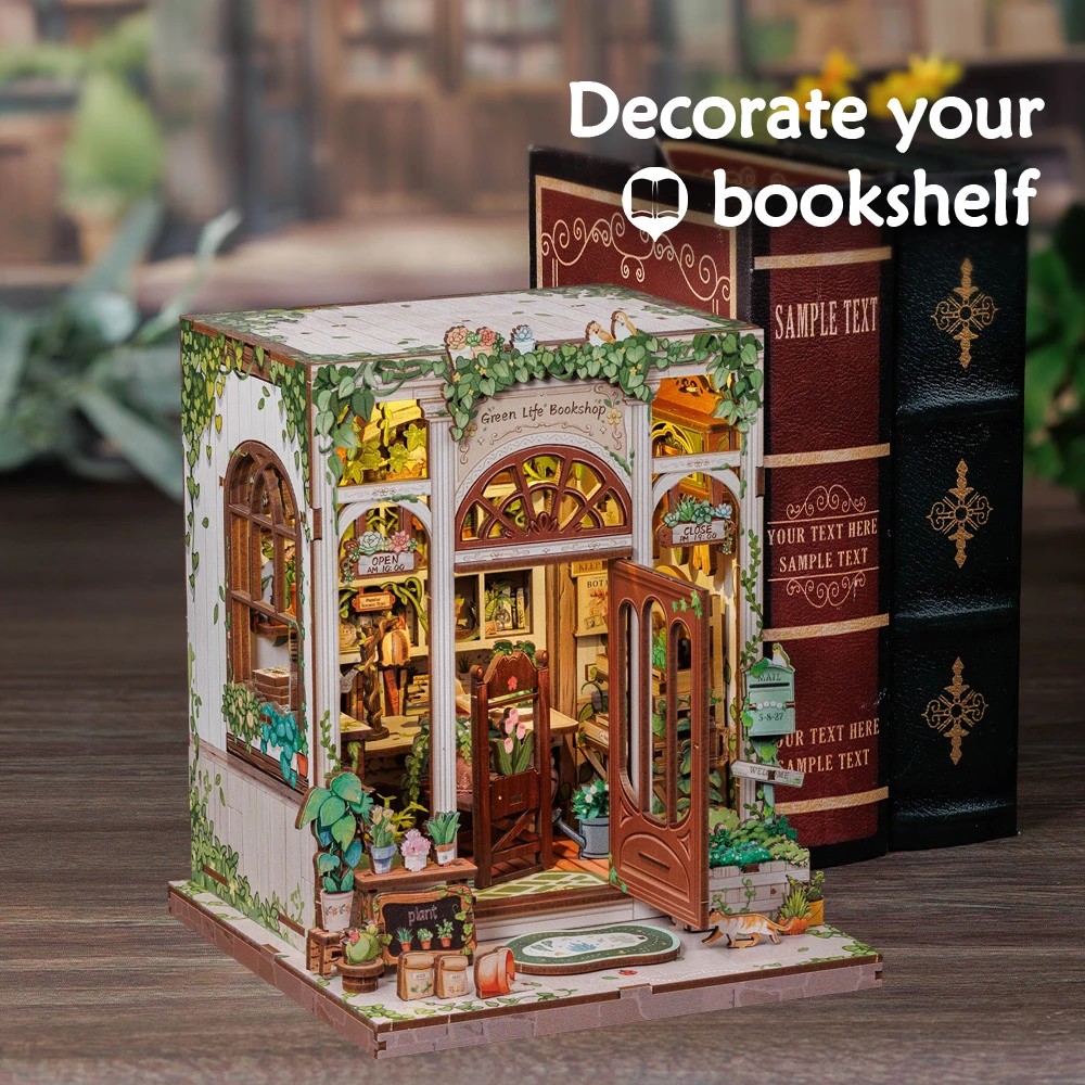 Cutebee DIY - Green Life Bookshop (DIY Book Nook-Diorama-/bilder/big/GreenLifeBookshop_9194213_7.jpg