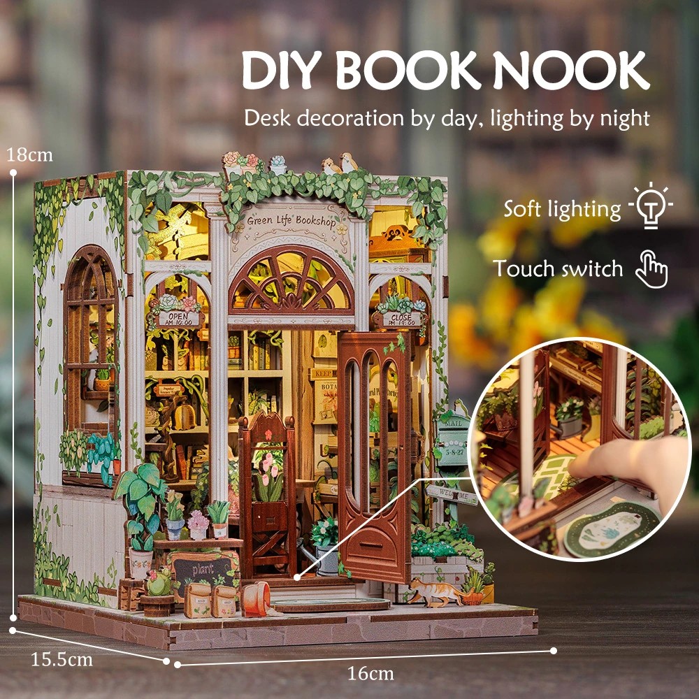 Cutebee DIY - Green Life Bookshop (DIY Book Nook-Diorama-/bilder/big/GreenLifeBookshop_9194213_8.jpg