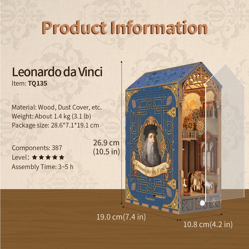 Tonecheer DIY - Leonardo da Vinci (DIY Bücherecken-Diorama-/bilder/big/LeonardoDaVinci_9194024_5.jpg