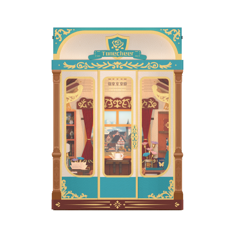 Tonecheer DIY - Zugabteil - European Travels (DIY Mechanischer Bausatz-/bilder/big/Train%20EuropeanTravels_9194039_2.jpg