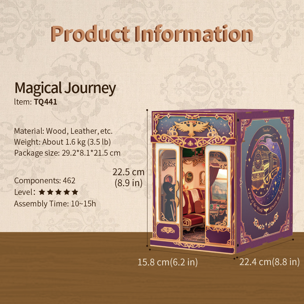 Tonecheer DIY - Zugabteil - Magical Journey (DIY Mechanischer Bausatz-/bilder/big/Train%20MagicalJourney_9194037_3.jpg