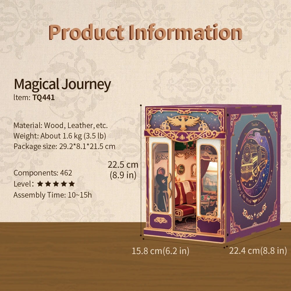 Tonecheer DIY - Zugabteil - Magical Journey (DIY Mechanischer Bausatz-/bilder/big/Train%20MagicalJourney_9194037_3.jpg