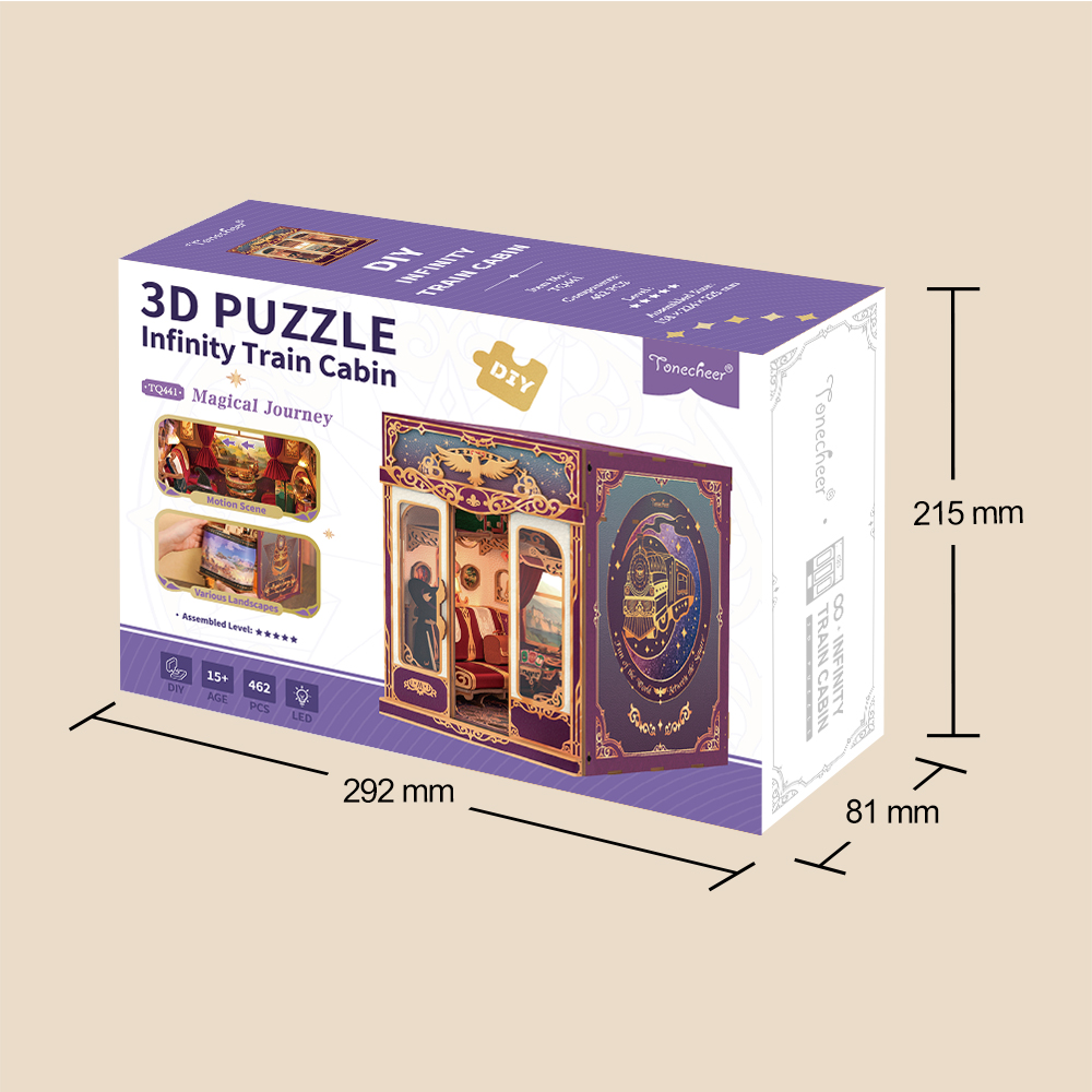 Tonecheer DIY - Zugabteil - Magical Journey (DIY Mechanischer Bausatz-/bilder/big/Train%20MagicalJourney_9194037_6.jpg