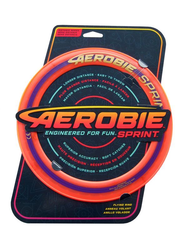 Aerobie Wurfring SPRINT / Frisbee orange 25 cm Durchmesser-/bilder/big/aerobie-sprint-rot-verpackung.jpg