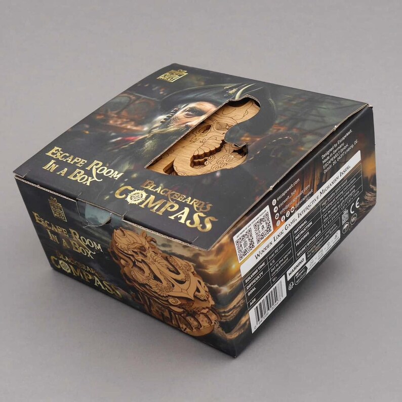 ESCAPE WELT - Blackbeard's Compass - Rätselbox (12.5 x 12.5 x 6.2 cm)-/bilder/big/blackbeard_3.jpg