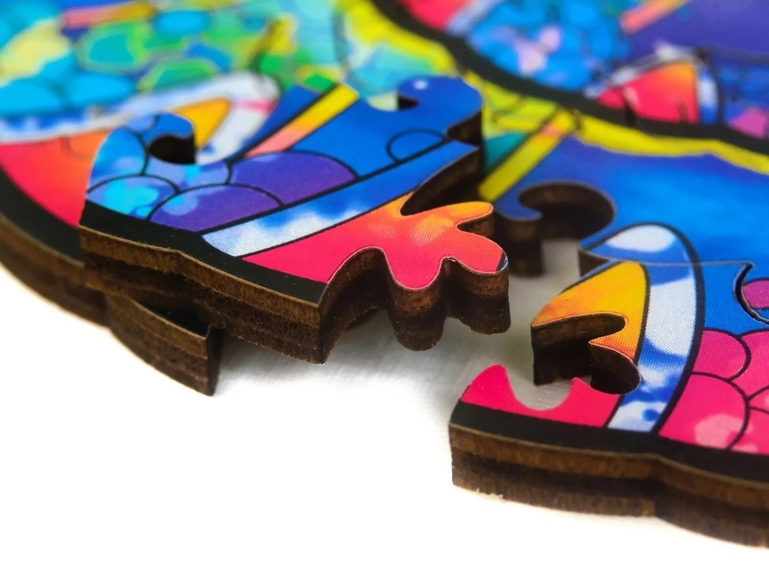 UNIDRAGON - Iridescent Chameleon (19 x 24 cm - Größe S) Holzpuzzle --/bilder/big/cham2.jpg