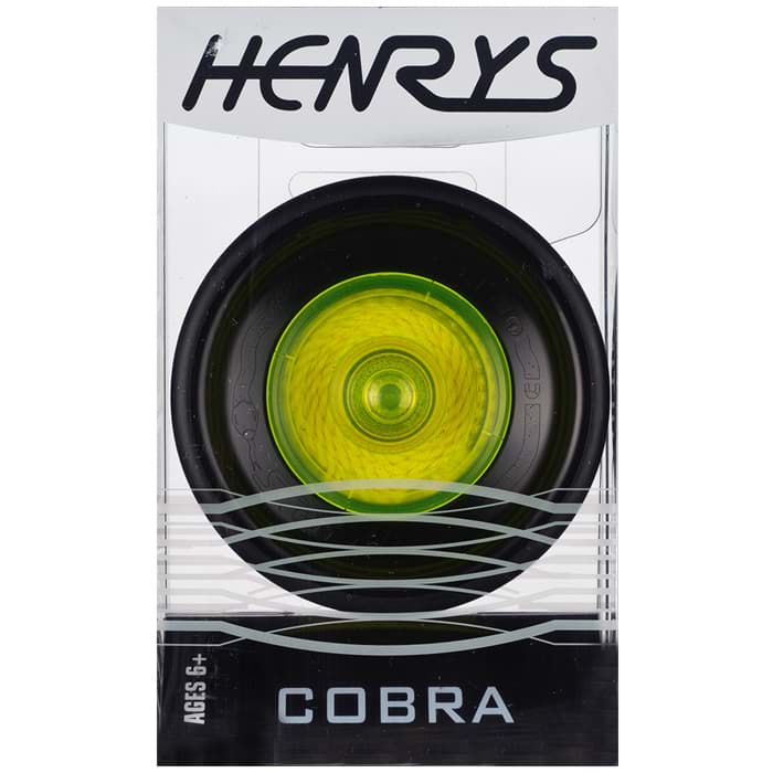 Henrys YoYo Cobra schwarz / gelb Ø 61 mm B 27 mm 50 g 