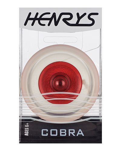 Henrys YoYo Cobra ice / rot Ø 61 mm B 27 mm 50 g 