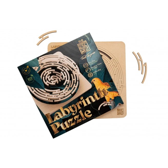 ESCAPE WELT - Labyrinth - Holz-Puzzle (20 x 20 x 0.5 cm) Holzpuzzle --/bilder/big/labyrinth_2.jpg