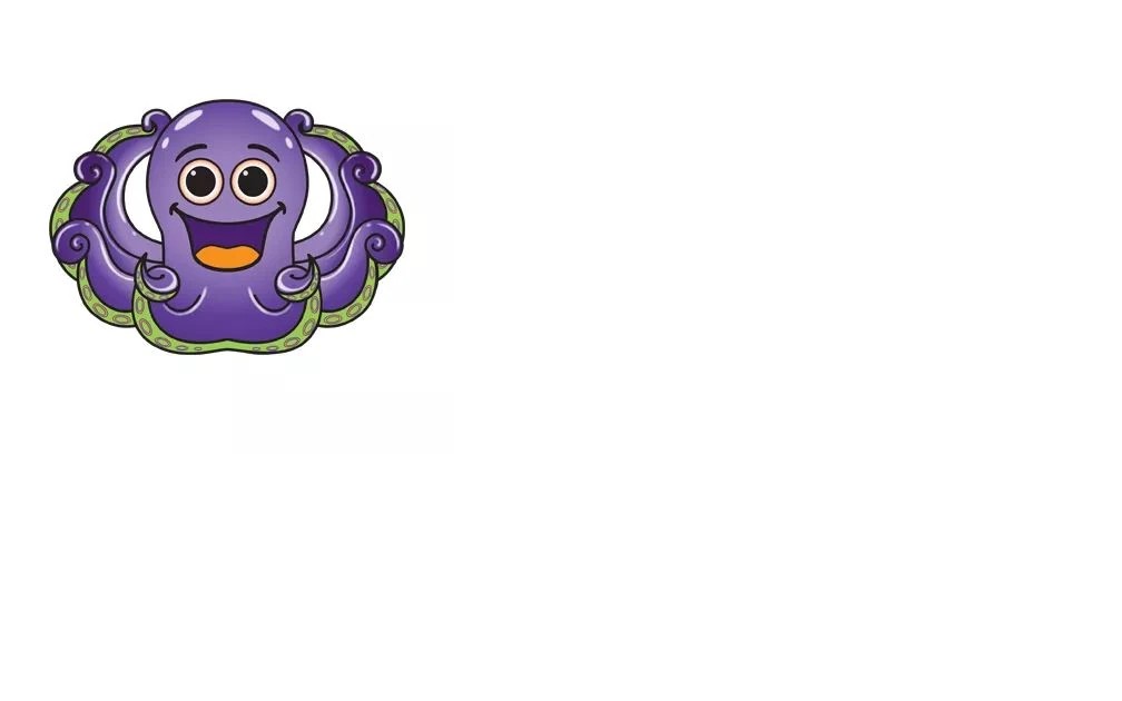 X-Kites Micro Kites - Einleiner-Drachen/Kinderdrachen (1-Leiner) rtf (flugfertig) Oktopus 12 cm x 9 cm bunt