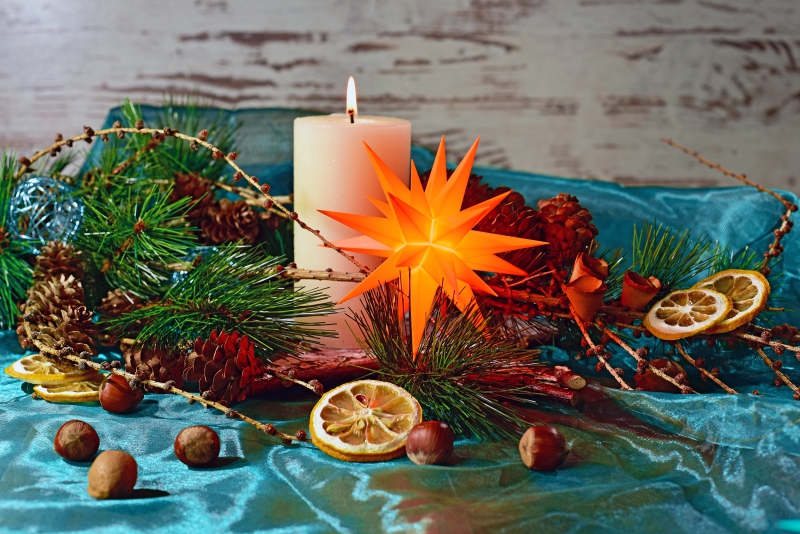 Herrnhuter Stern A1 Ø 8 cm Kunststoffstern inkl. LED - gelb-/bilder/big/orange%201.jpg