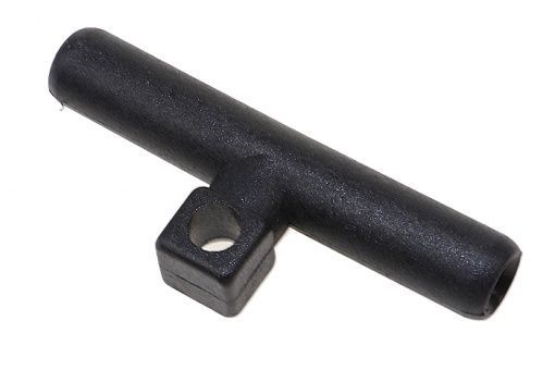 Kreuz mit Bohrung/Kreuzverbinder 6/6 mm schwarz Gfk-verstärkt - für Drachen- und Modellbau