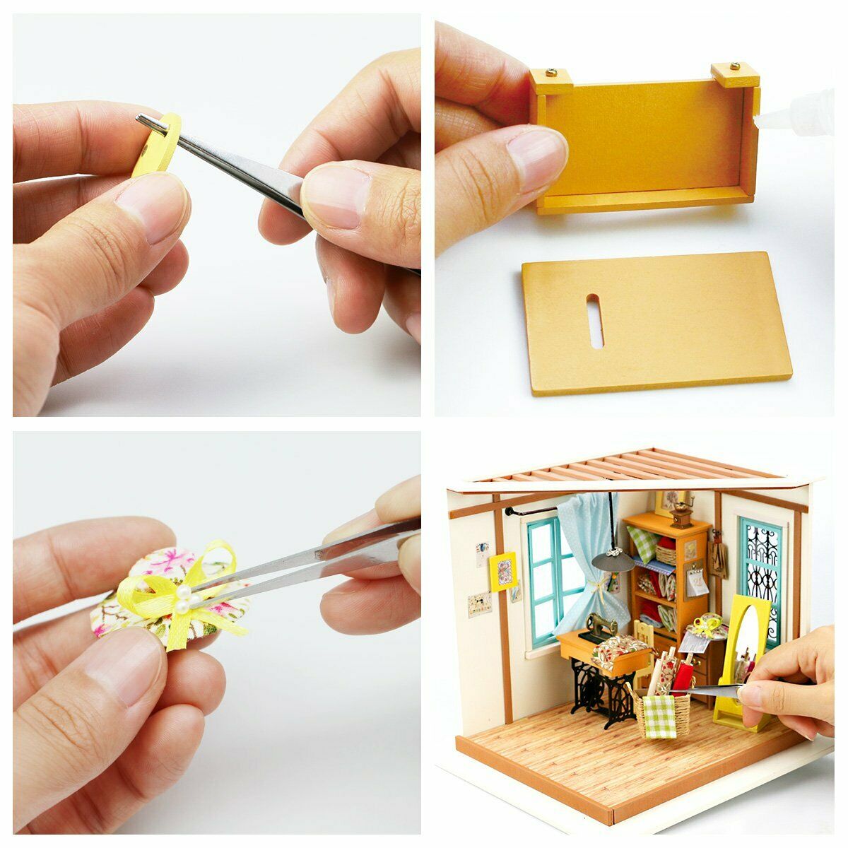 Robotime - DIY Miniaturhaus - Lisa's Tailor (DIY House - 19.5 x 18.3 x-/bilder/big/s-l1600_2.jpg
