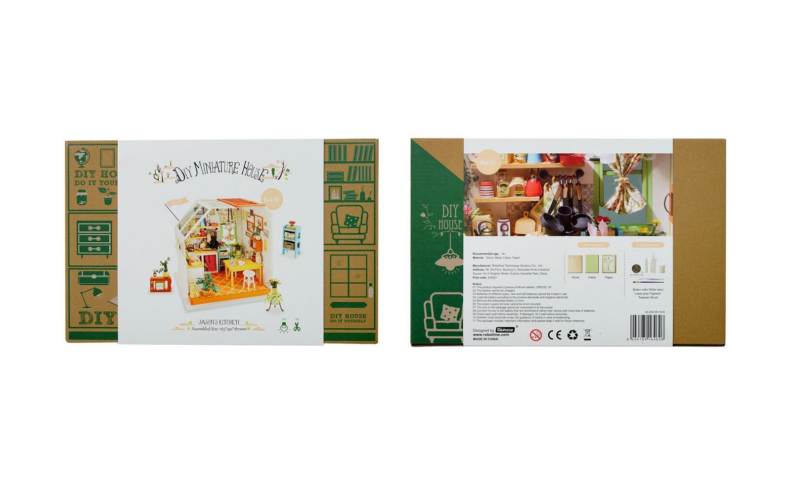 Robotime - DIY Miniaturhaus - Jason's Kitchen (DIY House - 19 x 16 x-/bilder/big/small_DG105%20Jasons%20Kitchen.jpg.jpg