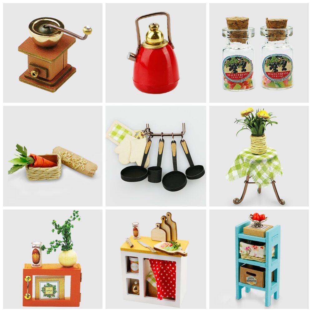 Robotime - DIY Miniaturhaus - Jason's Kitchen (DIY House - 19 x 16 x-/bilder/big/small_DG105-4.jpg.jpg