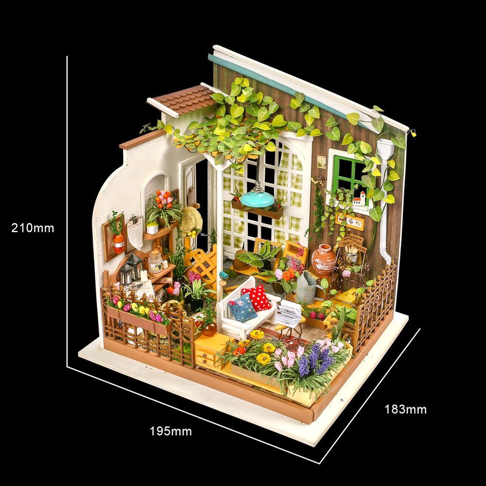 Robotime - DIY Miniaturhaus - Miller's Garden (DIY House - 19.5 x-/bilder/big/small_DG108-2.jpg.jpg