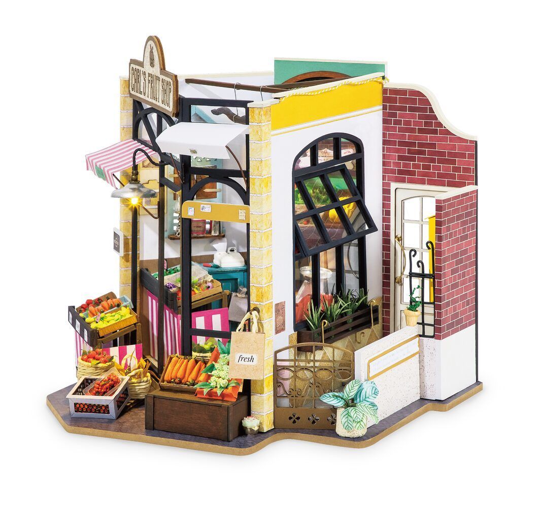 Robotime - DIY Miniaturhaus - Carl's Fruit Shop (DIY House - 23.8 x-/bilder/big/small_DG142%20(2).png.jpg