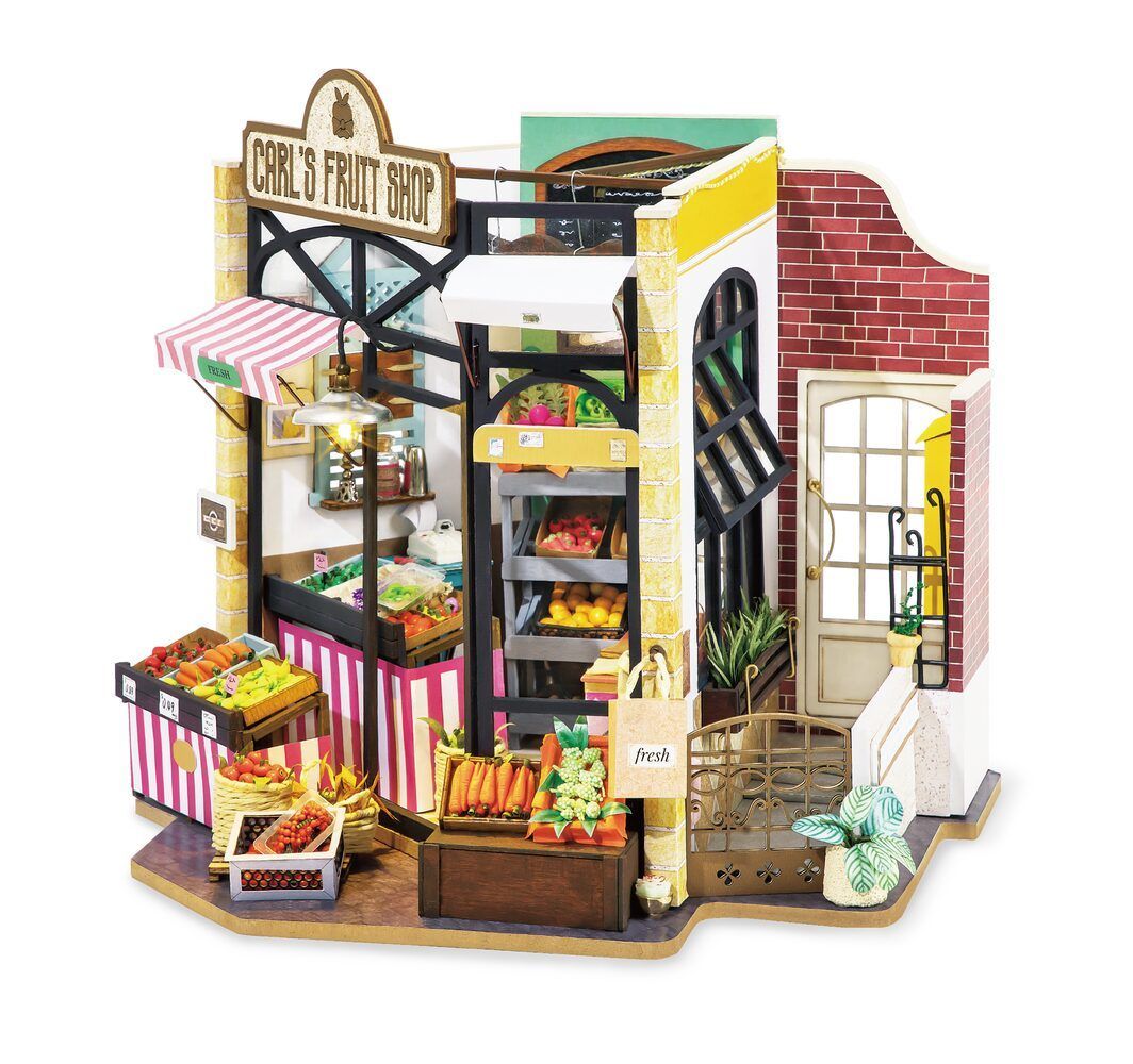 Robotime - DIY Miniaturhaus - Carl's Fruit Shop (DIY House - 23.8 x-/bilder/big/small_DG142%20(3).png.jpg