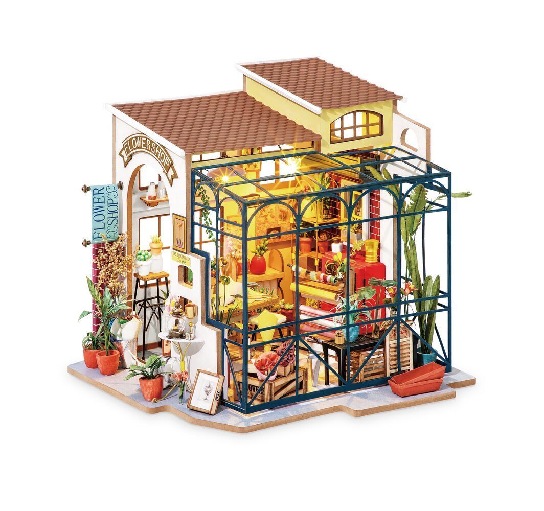 House Miniaturhaus x DIY Flower Emily\'s Robotime (DIY - - - Shop 22