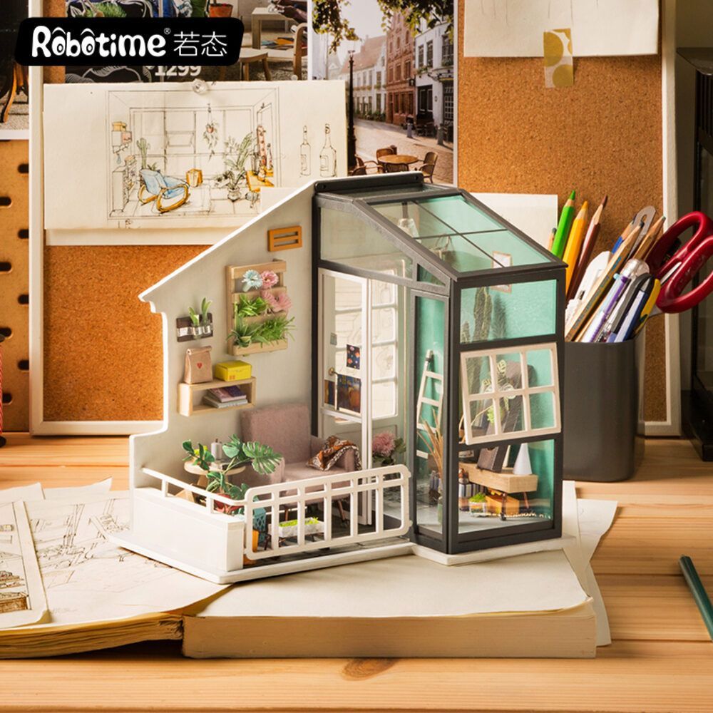 Robotime - DIY Miniaturhaus - Balcony Daydreaming (DIY House - 13.5 x-/bilder/big/small_DGM05-20.jpg.jpg