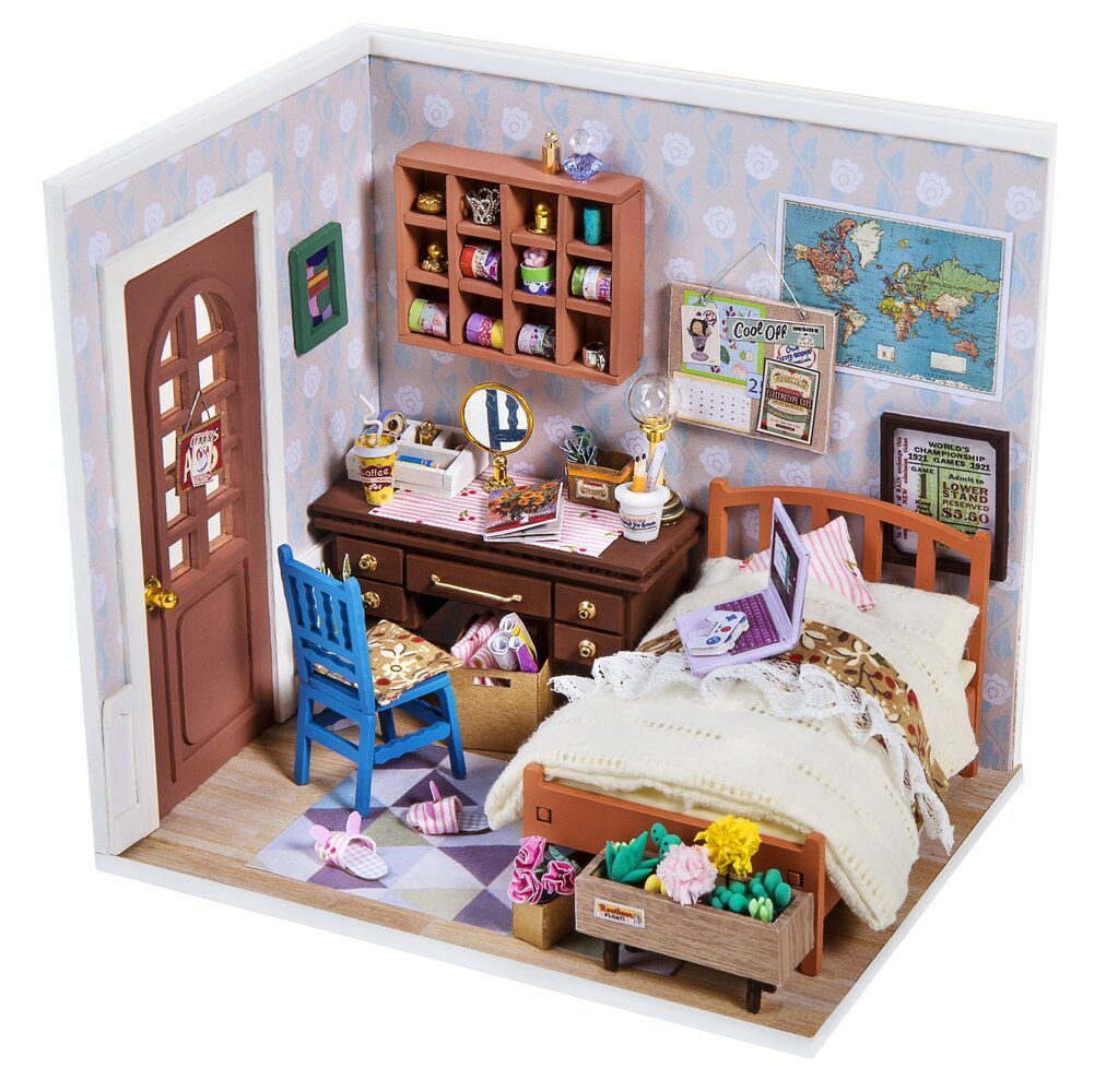 Robotime - DIY Miniaturhaus - Anne's Bedroom (DIY House - 16 x 12 x-/bilder/big/small_DGM08-1.png.jpg