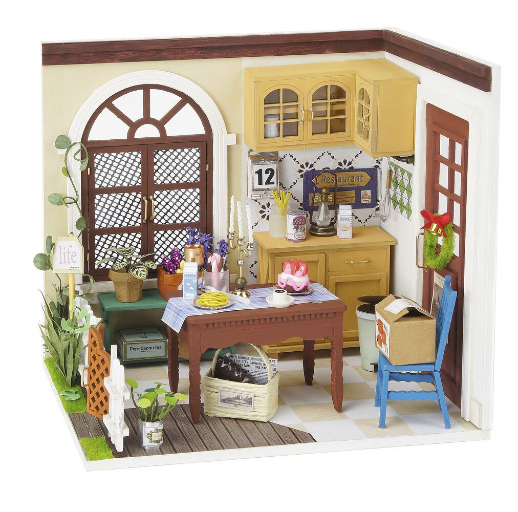 Robotime - DIY Miniaturhaus - Mrs Charlie's Dining Room (DIY House --/bilder/big/small_DGM09.jpg.jpg