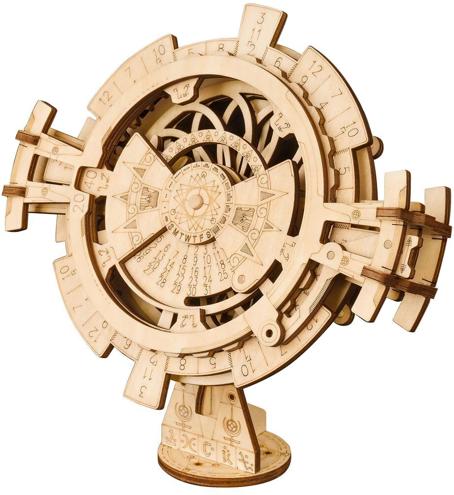 Robotime - DIY Perpetual Calender (DIY 3D Puzzle 17.5 x 9 x 17 cm)-/bilder/big/small_lk201%20(1).jpg.jpg