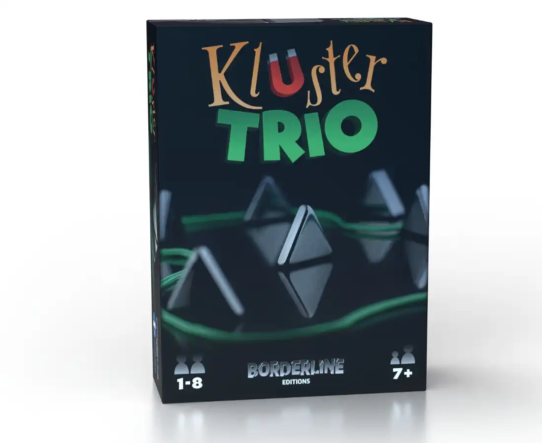 Borderline Editions KLUSTER TRIO - das NEUE Magnetspiel - ab 7 Jahren