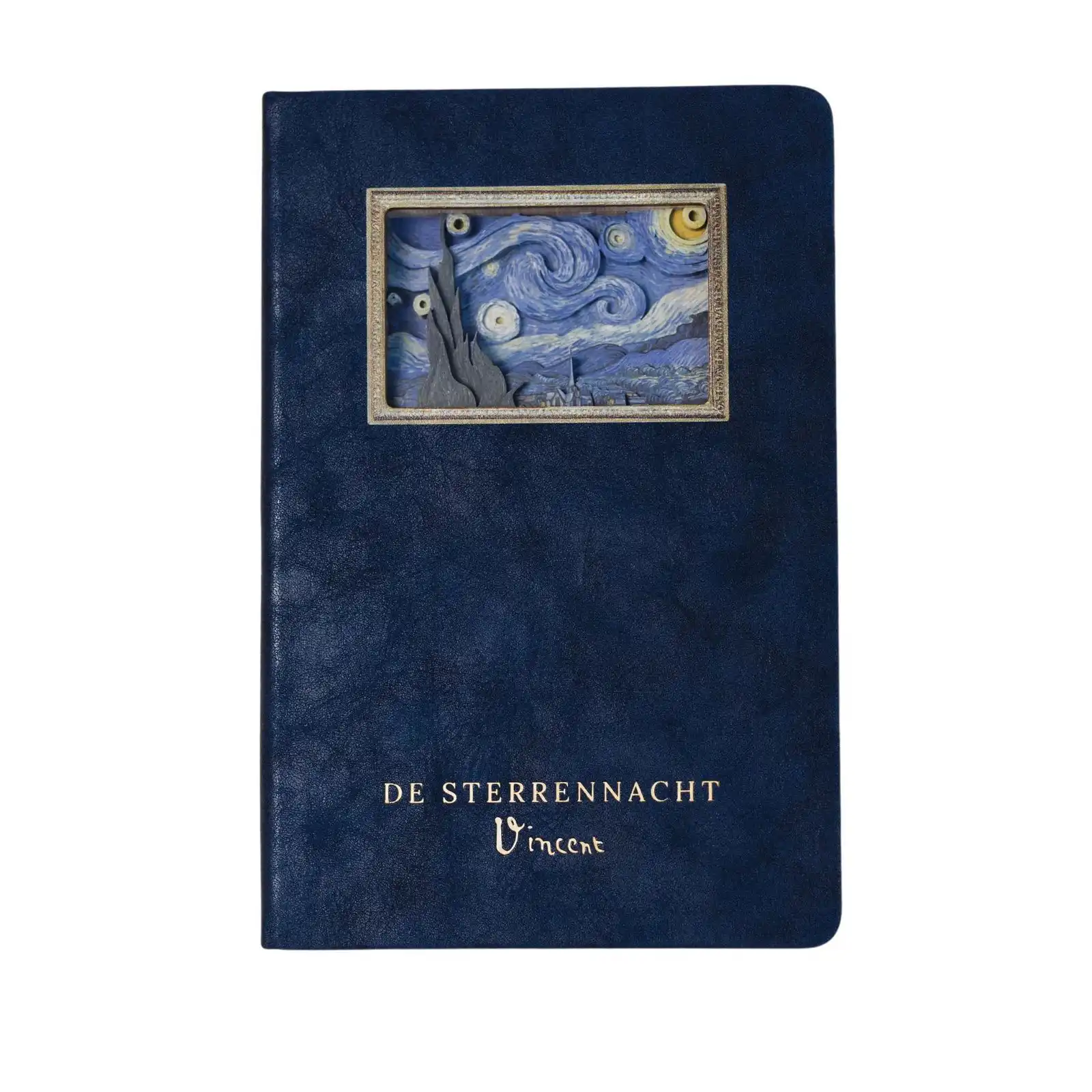 CARTARTEM - De Sterrennacht (van Gogh) 3D Notizbuch - 14 x 21 cm 3D Notizbuch