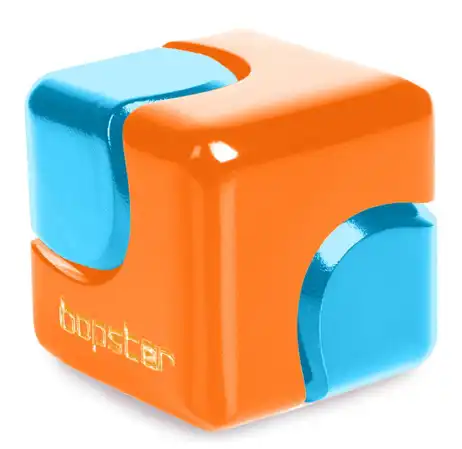 Fidget Spinner Cube NEON Orange & Blue, für Hand und Finger Akrobatik 2.8 cm x 2.8 cm Neon Green & Purple