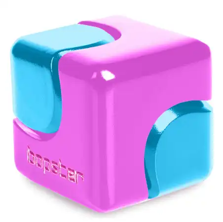 Fidget Spinner Cube NEON Purple & Blue, für Hand und Finger Akrobatik 2.8 cm x 2.8 cm Neon Green & Purple