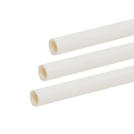 Gfk-Rohr (Fiberglasstab/Glasfaserstab) 10 mm x 8 mm 150 cm weiß für Drachen- und Modellbau Basteln Montagen Messebau Industrie Haushalt