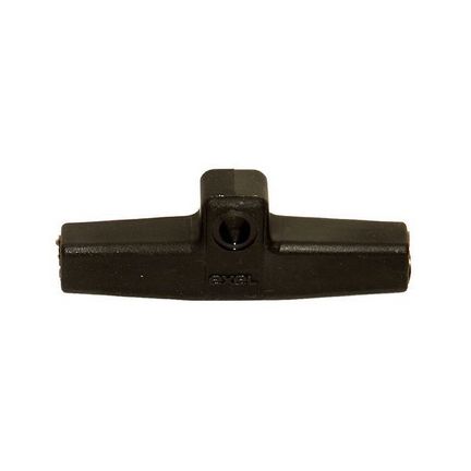 EXEL Kreuz für Mittelverbindung mit Bohrung, Kunststoff, 6 mm, schwarz, für Drachen- und Modellbau