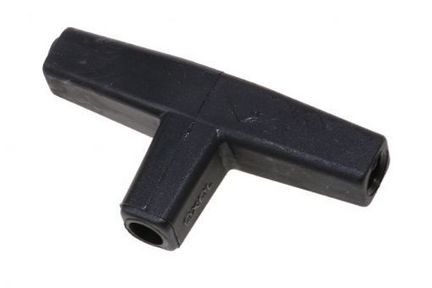 EXEL Kreuz als Heck-/Mittelverbindung T-Stück/T-Verbinder Kunststoff 8 mm schwarz für Drachen- und Modellbau