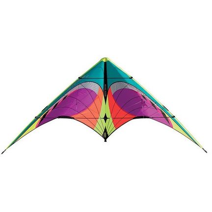 Prism Quantum Throwback Zweileiner-Lenkdrachen/Stabdrachen (2-Leiner), rtf (flugfertig), 221 cm x 89 cm, Cfk-Gestänge, rainbow Prism Quantum Throwback Zweileiner-Lenkdrachen/Stabdrachen (2-Leiner), rtf (flugfertig), 221 cm x 89 cm, Cfk-Gestänge, rainbow