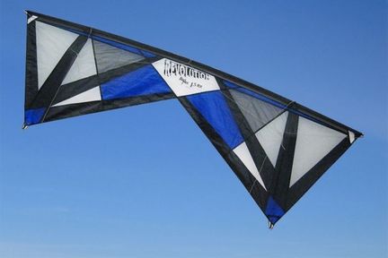 Revolution REFLEX RX Vierleiner-Lenkdrachen/Stabdrachen (4-Leiner), KITE ONLY - 236 cm x 79 cm, dunkelblau Revolution REFLEX RX Vierleiner-Lenkdrachen/Stabdrachen (4-Leiner), KITE ONLY - 236 cm x 79 cm, dunkelblau