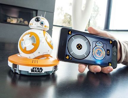 Sphero 2.0 - BB-8 - "STAR WARS", 11 cm x 7 cm, weiß/orange, - Smartphone gesteuerter Trick Ball Sphero 2.0 - BB-8 - "STAR WARS", 11 cm x 7 cm, weiß/orange, - Smartphone gesteuerter Trick Ball