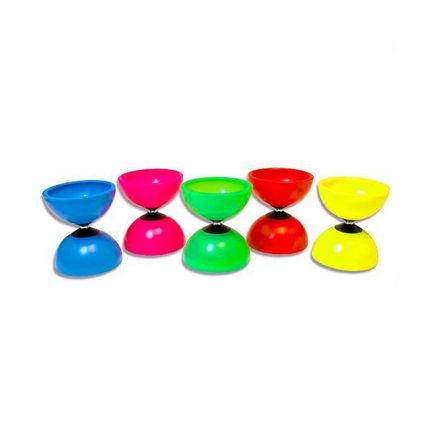 Mister Babache - Galaxy Jonglier-Diabolo, Ø 120 mm, L 135 mm, 190 g, grün Mister Babache - Galaxy Jonglier-Diabolo, Ø 120 mm, L 135 mm, 190 g, grün