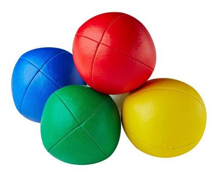 11111Mister Babache - Beanbag Ball Primary 130 Ø 66 mm 130 g grün 