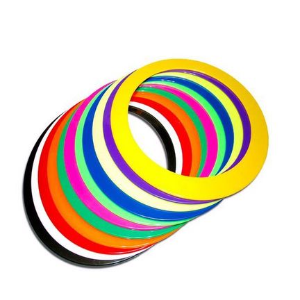Mister Babache - Jonglierring, Ø 32 cm, 100 g, Kunststoff, weiß Mister Babache - Jonglierring, Ø 32 cm, 100 g, Kunststoff, weiß
