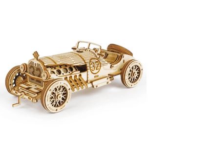 Robotime - DIY - Grand Prix Car (DIY 3D Puzzle 18.9 x 8 x 6 cm) Grand Prix Auto (Holzbausatz)