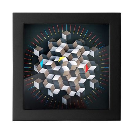 CleverClocks - moderne dekorative Design-Tischuhr/Wanduhr Hexagon Größe L (30 cm x 30 cm)