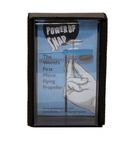 11111PowerUp - Snap Fingerpropeller 6 cm x 5 cm x 1 cm blau 
